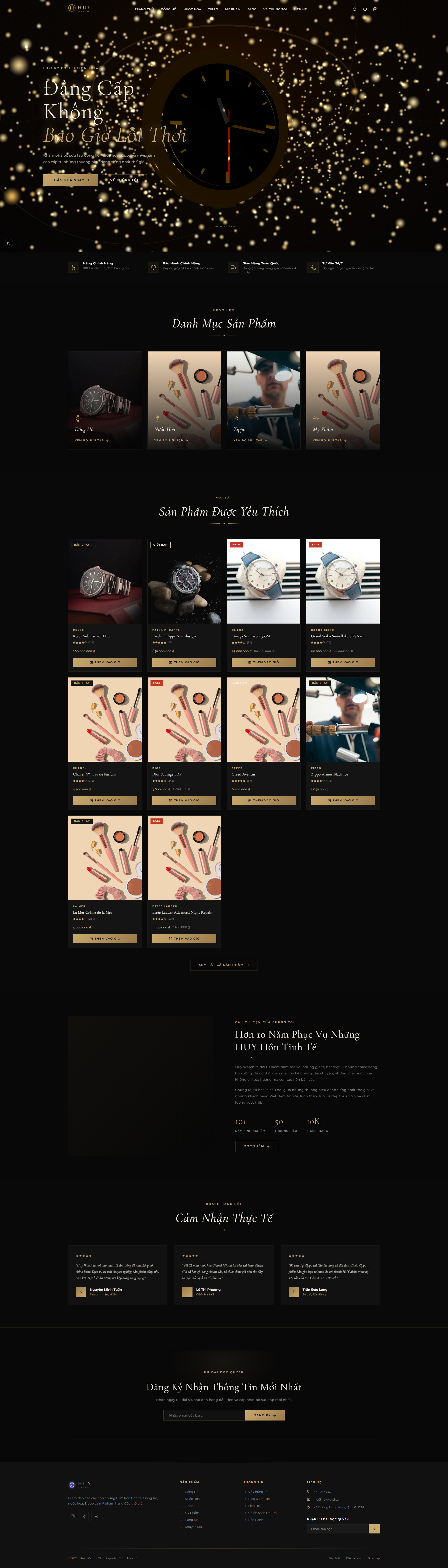 Mẫu Web Bán Hàng 3D Luxury Store